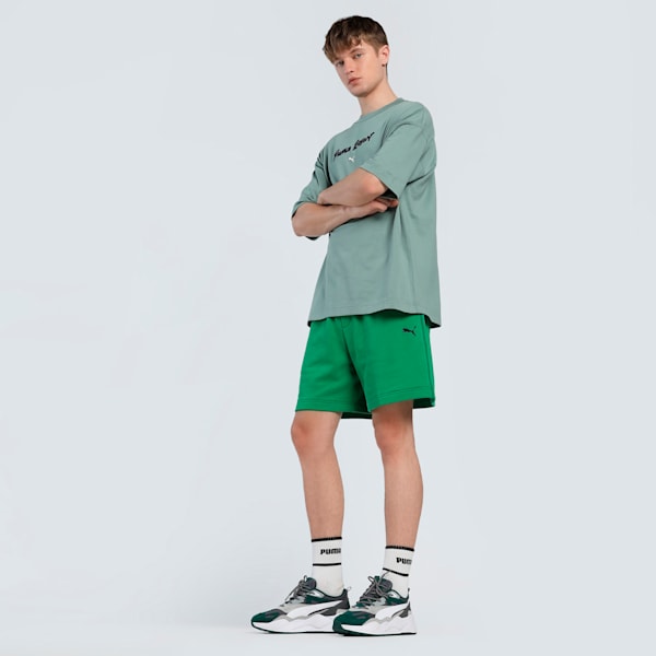 PREMIUM Relaxed Fit Graphic 7" Shorts, Archive Green, extralarge-IND